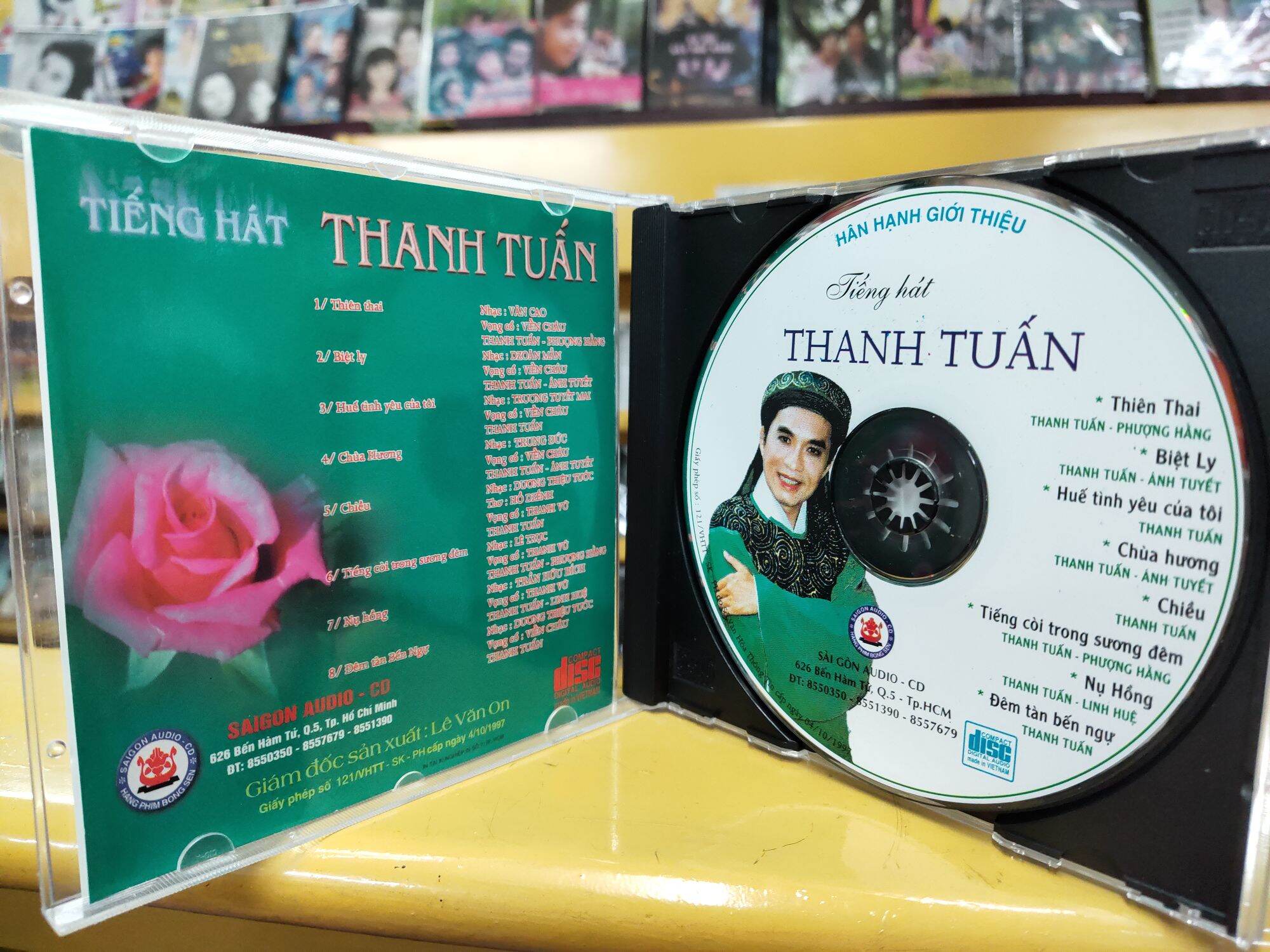 CD tiếng hát Thanh Tuấn