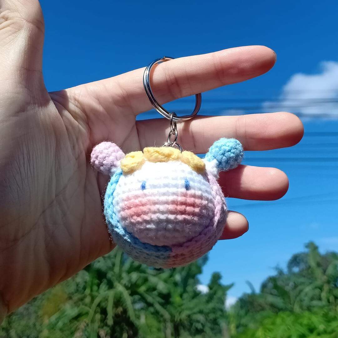 Móc khoá bằng len hàng thủ công handmade