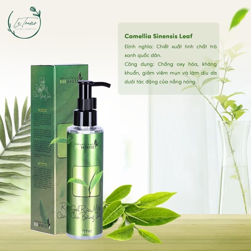 [HCM]Gel rửa mặt cân bằng da Eli White 150ml