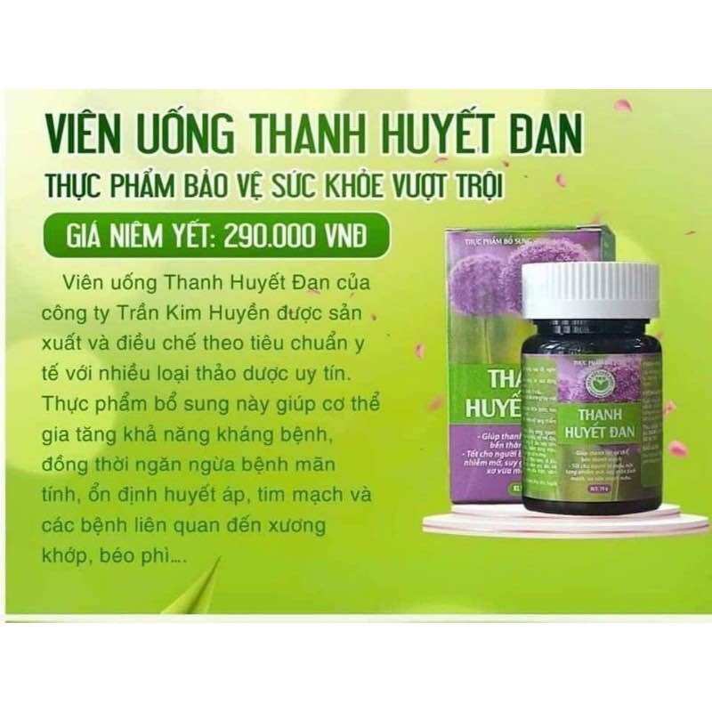 THANH HUYẾT ĐAN TRẦN KIM HUYỀN