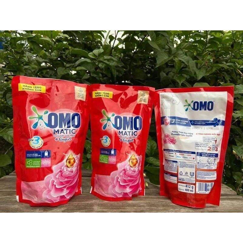 01 Gói Nước Giặt Omo Matic 400Ml