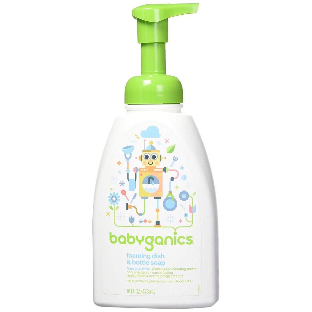 Nước rửa vệ sinh bình sữa babyganics