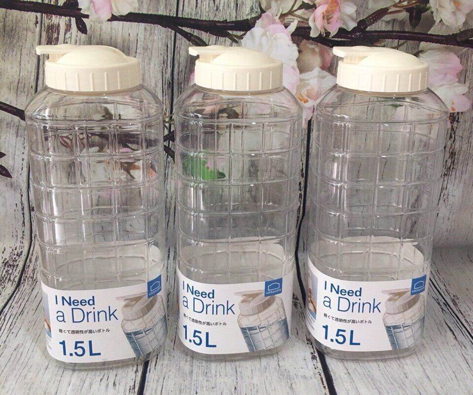 0Bình nước nhựa Lock&Lock 1,5 lít