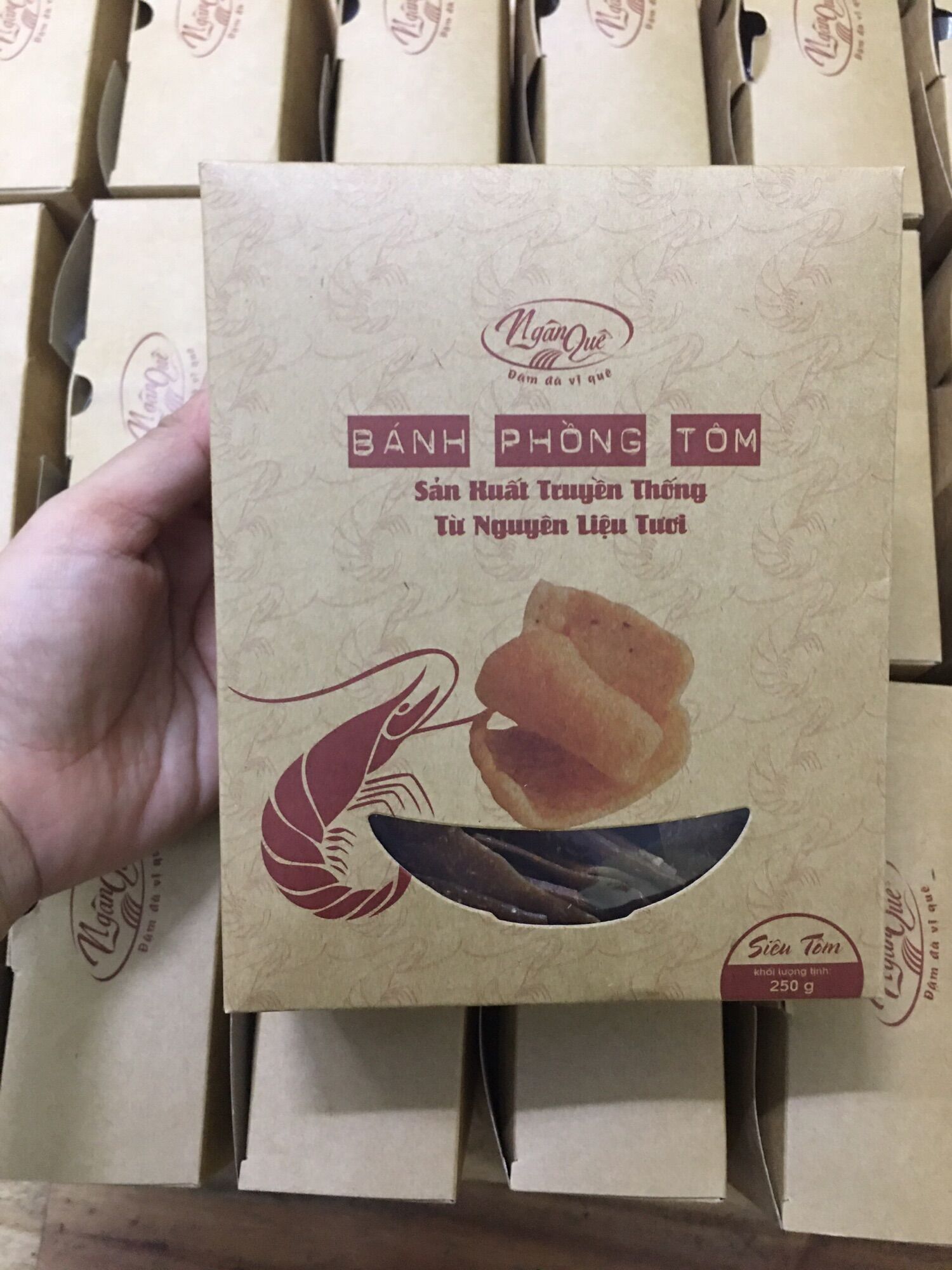 Bánh phồng tôm siêu tôm