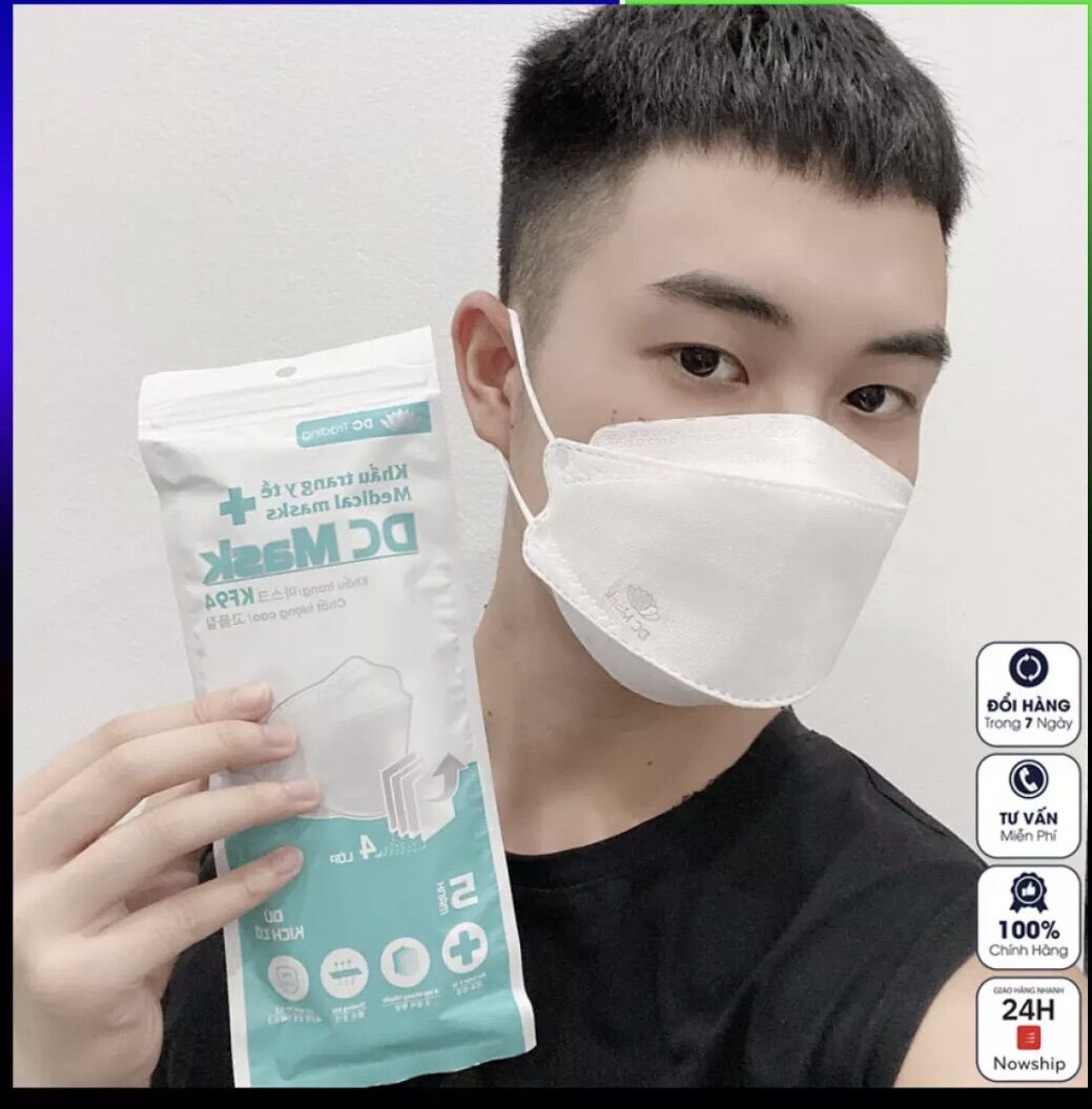 Set 50 chiếc khẩu trang bc mask 4 lớp kf94 mask chống bụi mịn và kháng khuẩn hàng cao cấp hàn quốc
