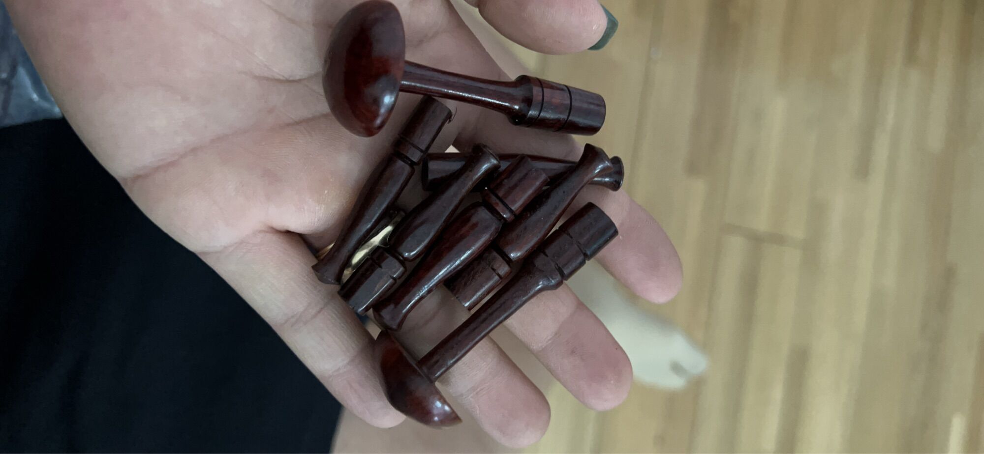 Ki dù bida gỗ Mun nâu loại