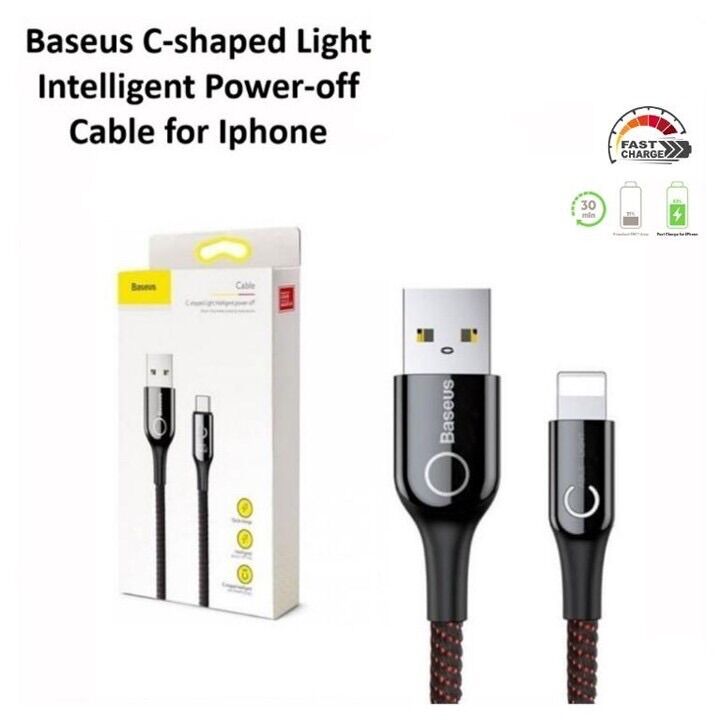 Baseus cáp sạc nhanh tự ngắt khi đầy pin CALCD