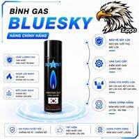 Bình gas Bluesky Hàn Quốc chính hãng dùng bật lửa các loại
