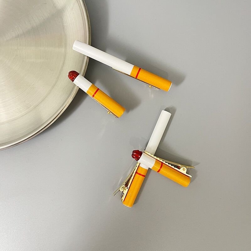 Kẹp tóc hình điếu thuốc vui nhộn