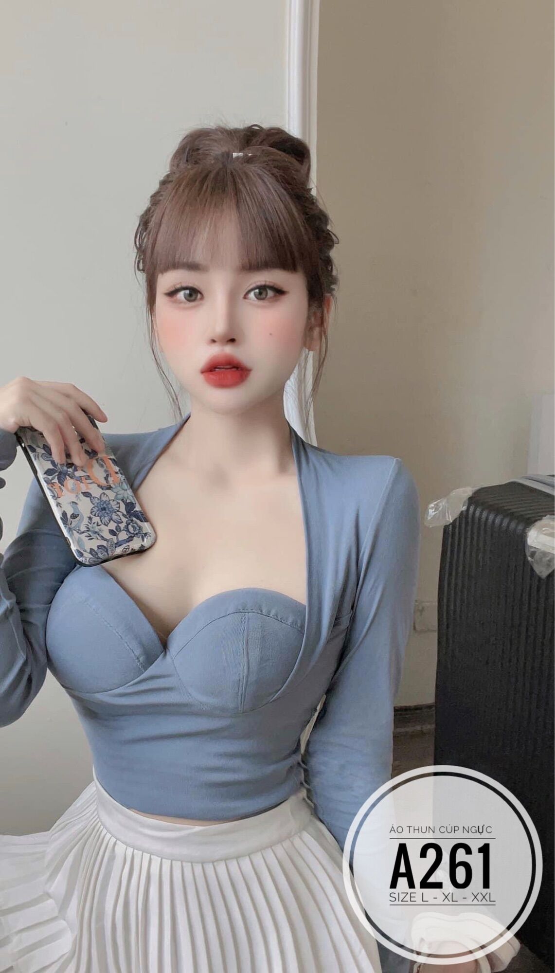 60-90kg Bigsize ÁO THUN CÚP NGỰC A261