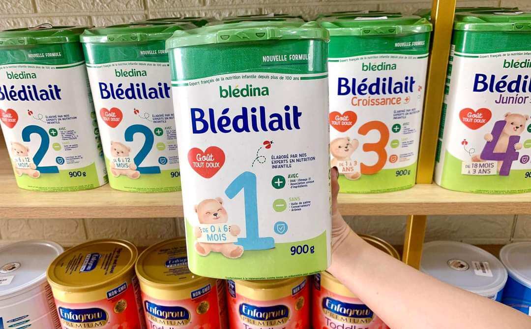 Sữa Bledilait Pháp Mẫu Mới số 1,2,3 900g