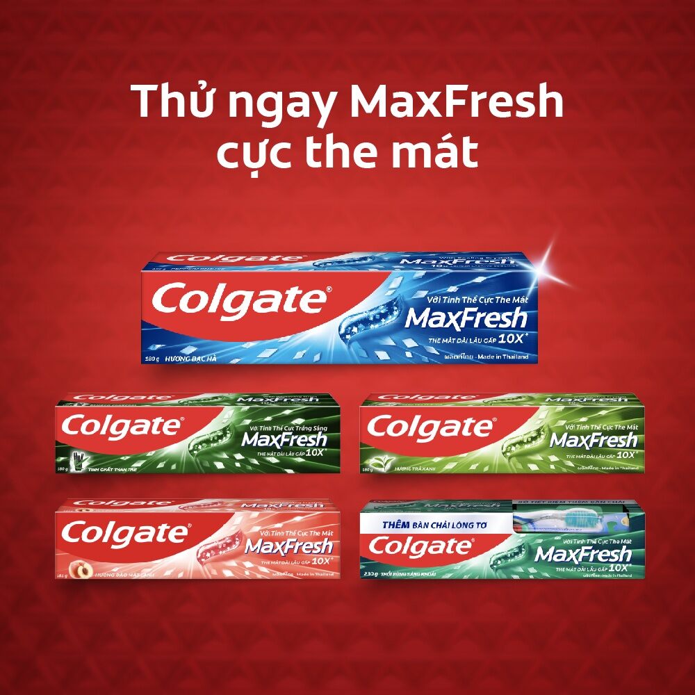 Colgate Maxfresh Mint Toothpaste (3 Sticks X225G)