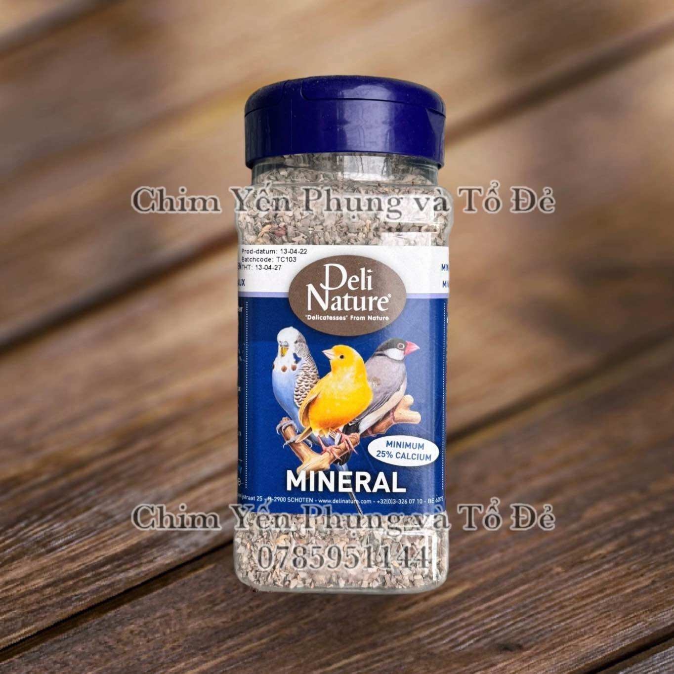[giá ưu đãi] Khoáng Mineral Deli Nature hủ 660gr nguyên seal cho Yến Hót •Vẹt - xuất xứ: Bỉ 🇧🇪🇧🇪🇧🇪