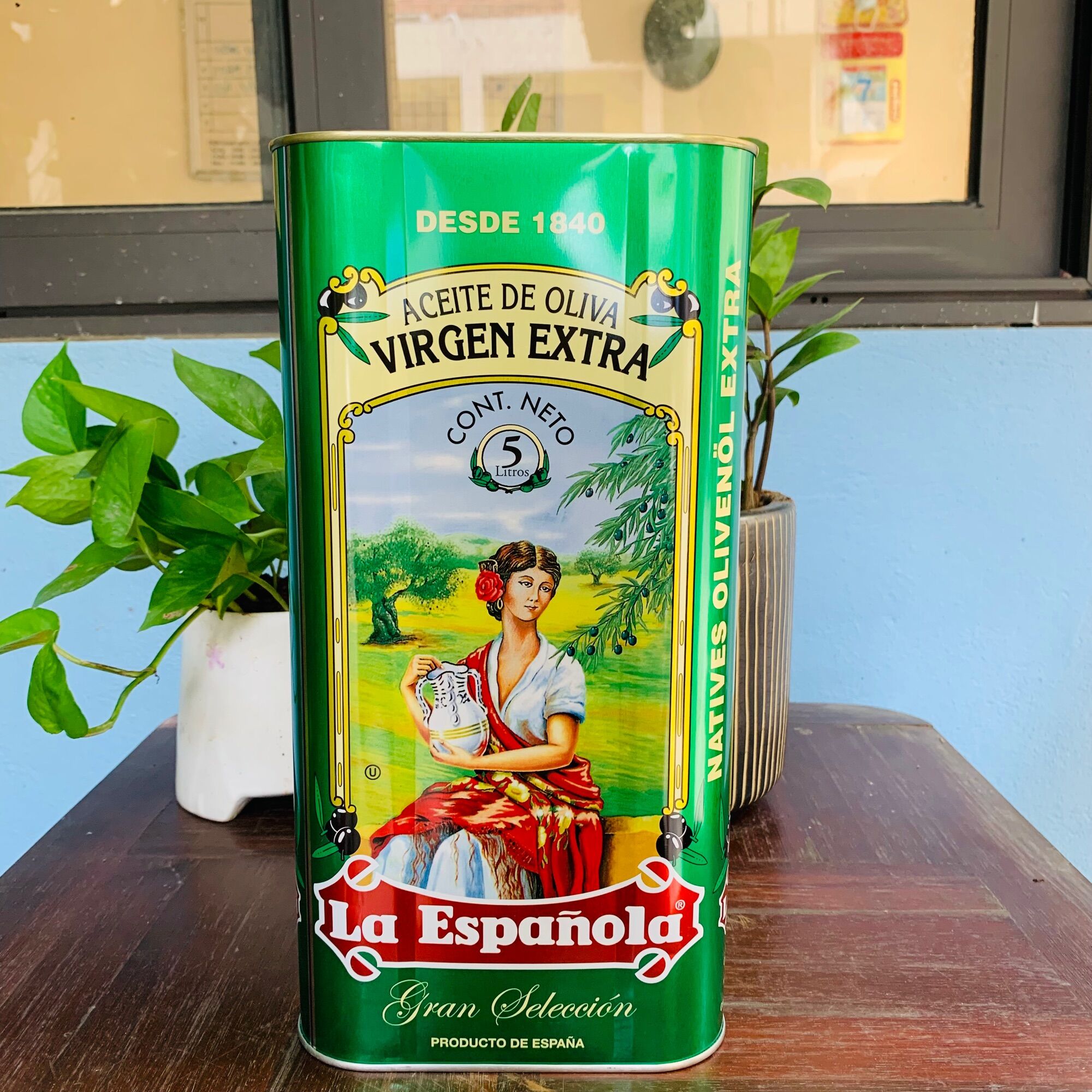 DẦU OLIU EXTRA VIRGIN CAN 5L (NHẬP KHẨU TÂY BAN NHA)