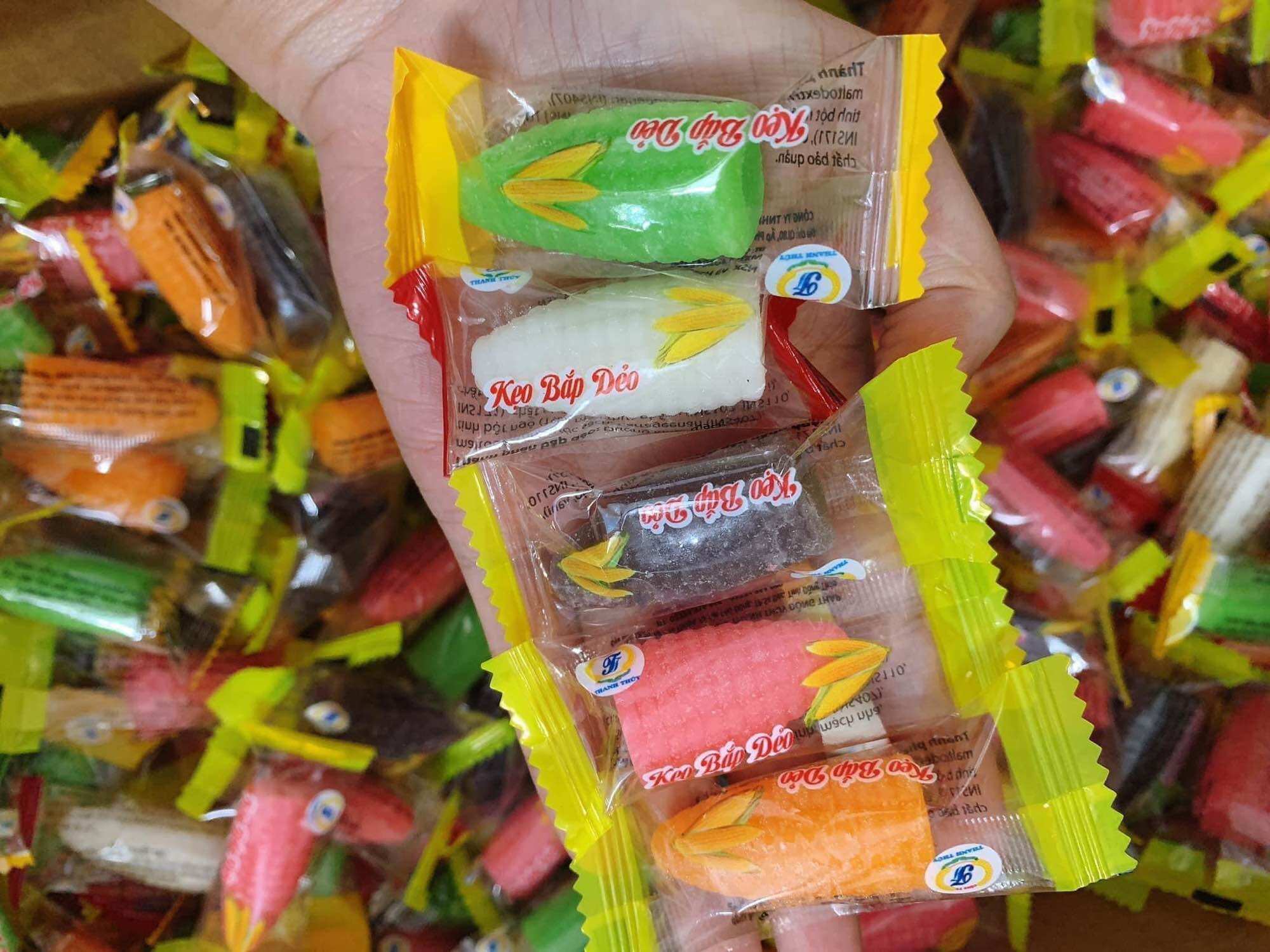 Kẹo dẻo bắp ngũ sắc túi 500gr