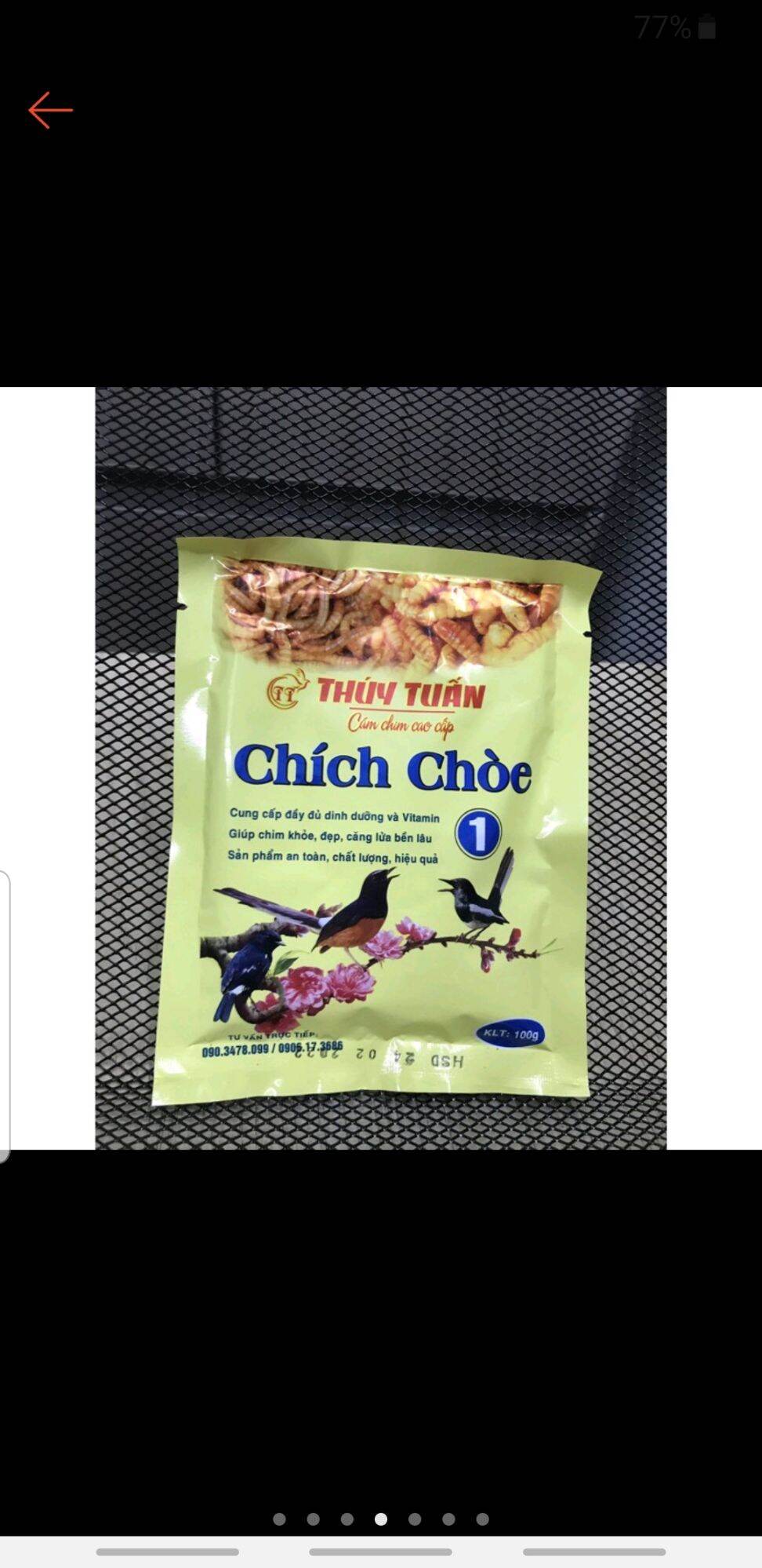 cám chim các loại cao cấp