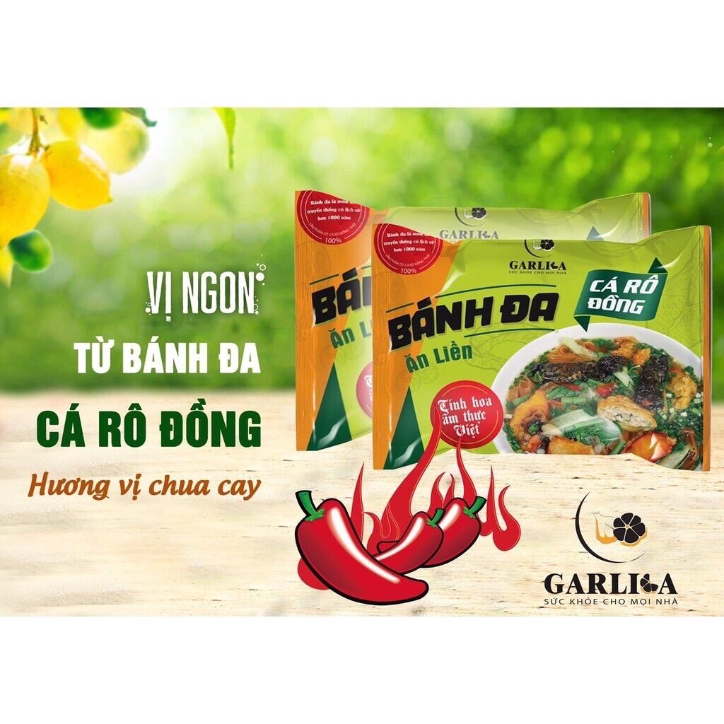 01 thùng bánh đa cá rô đồng Galacia hương vị chua cay, đậm đà hương vị Việt.
