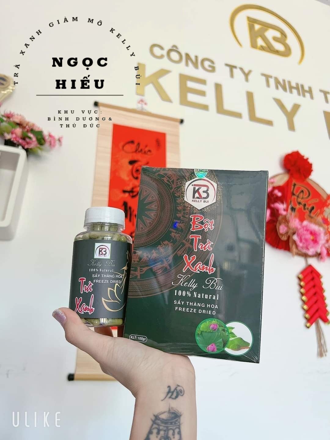 Trà viên giảm mỡ kelly bùi