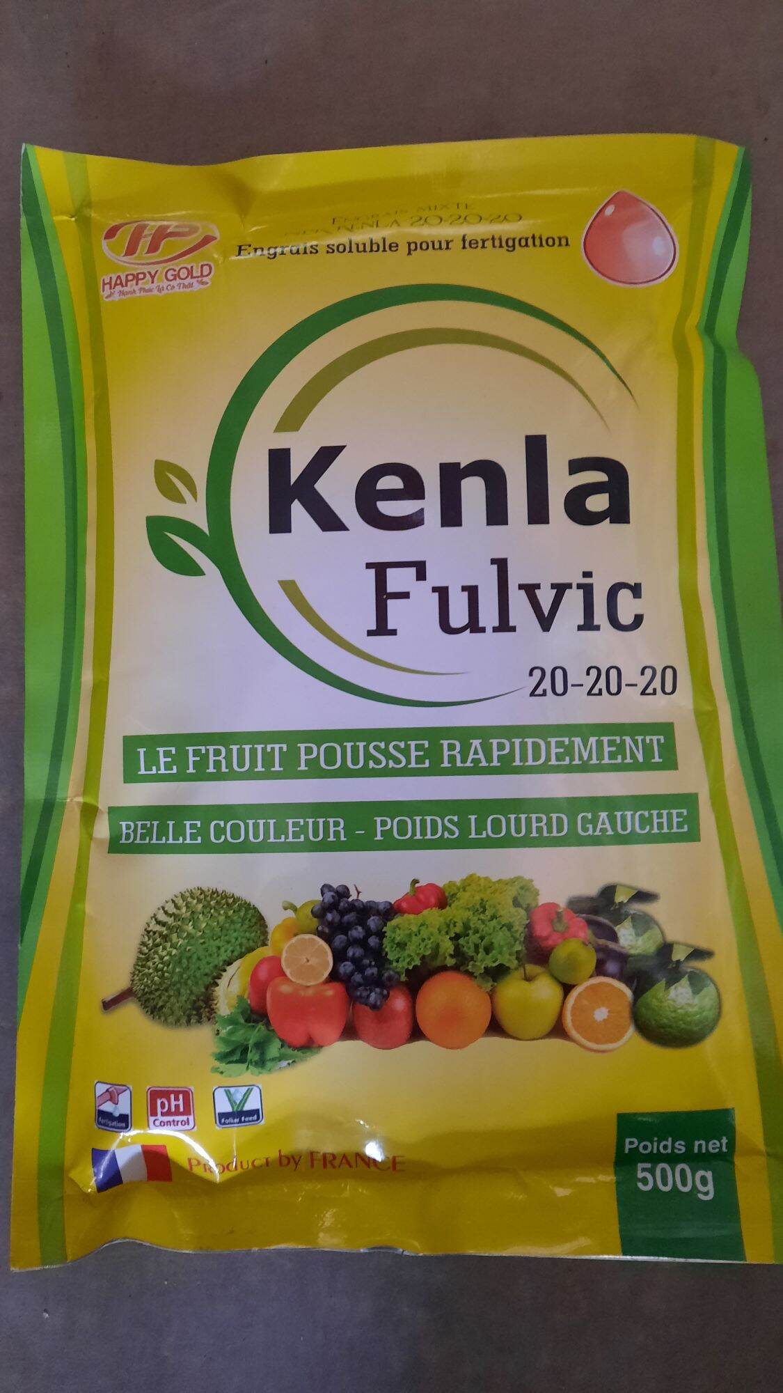 Phân bón hỗn hợp npk kenla 20-20-20 + fulvic