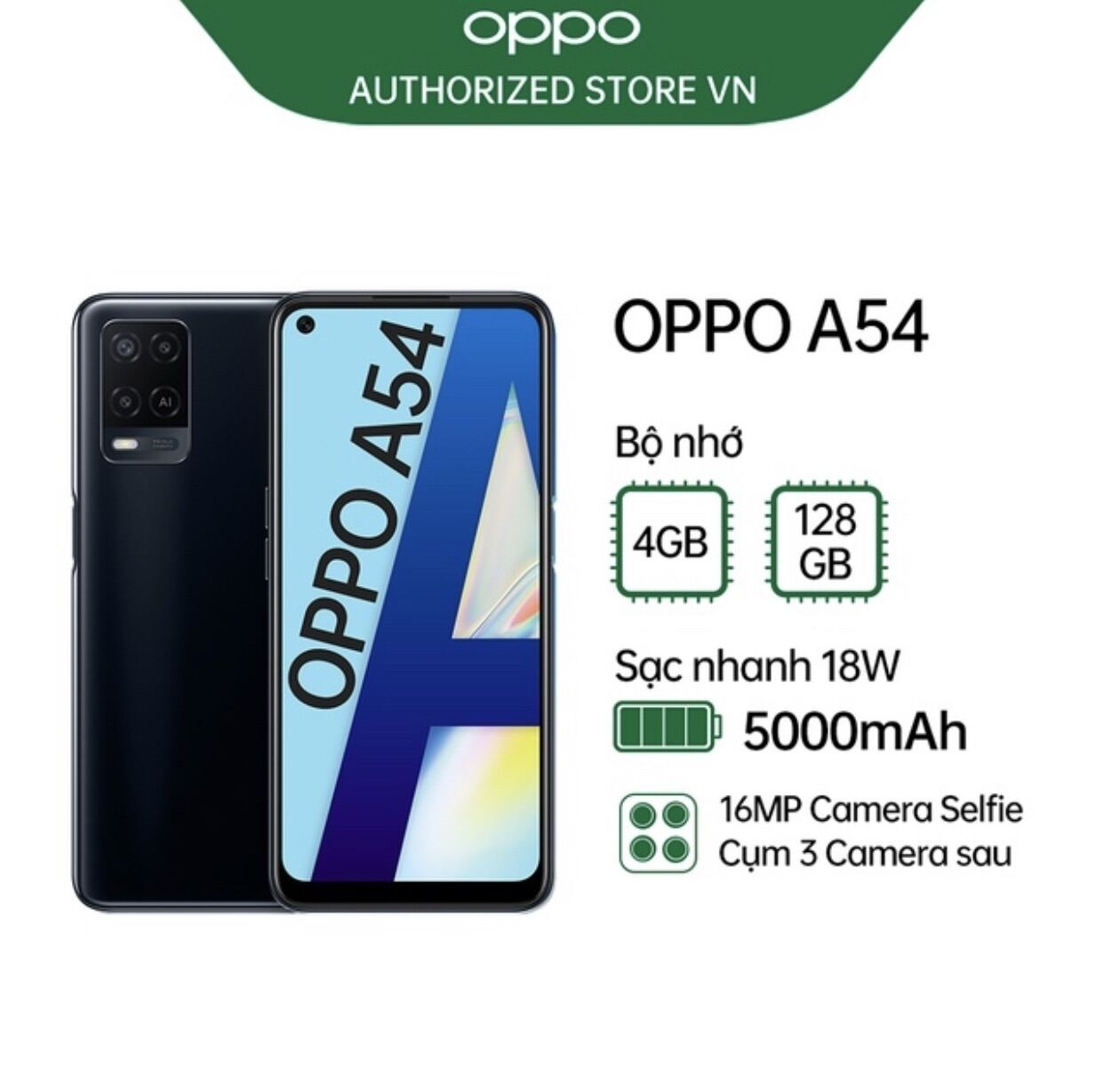 Điện thoại OPPO A54 hàng chính hãng nguyên siu