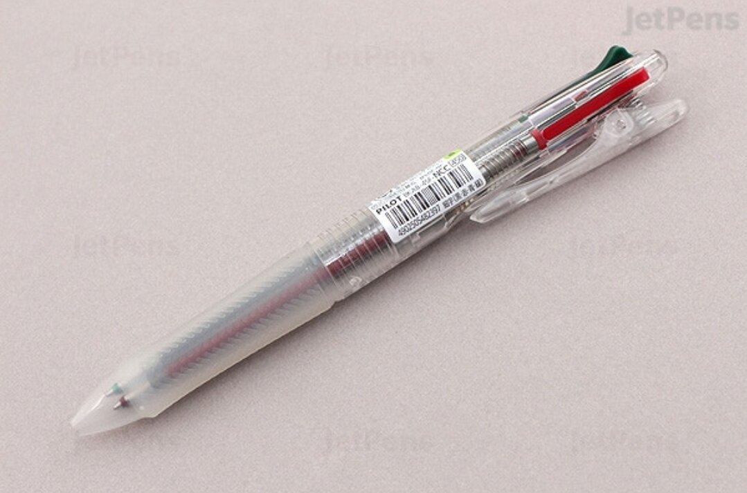 BÚT BI PILOT ACROBALL 4 NGÒI 0.7 THÂN TRONG SUỐT (MADE IN JAPAN)