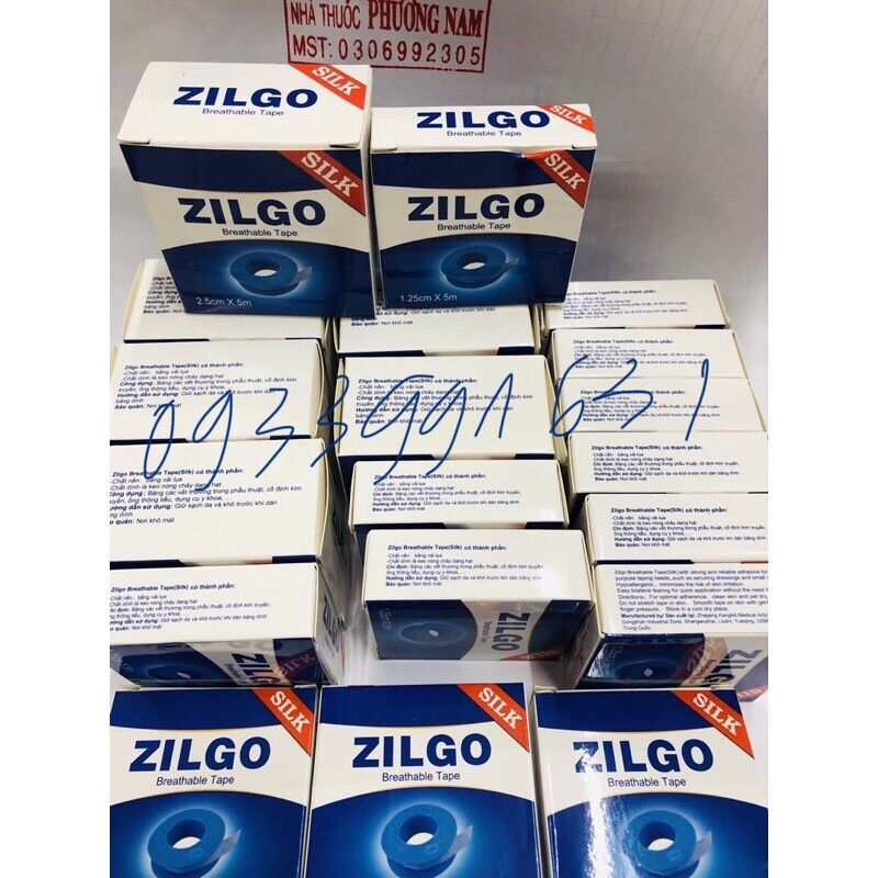 Băng keo cuộn zilgo 1,25*5m