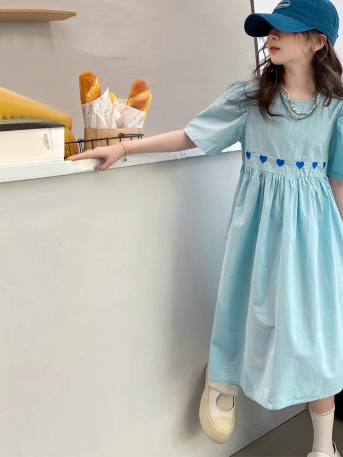 LIREGONGZHU | Đầm Công Chúa Mùa Hè Phong Cách Hàn Quốc Mới Cho Bé Gái