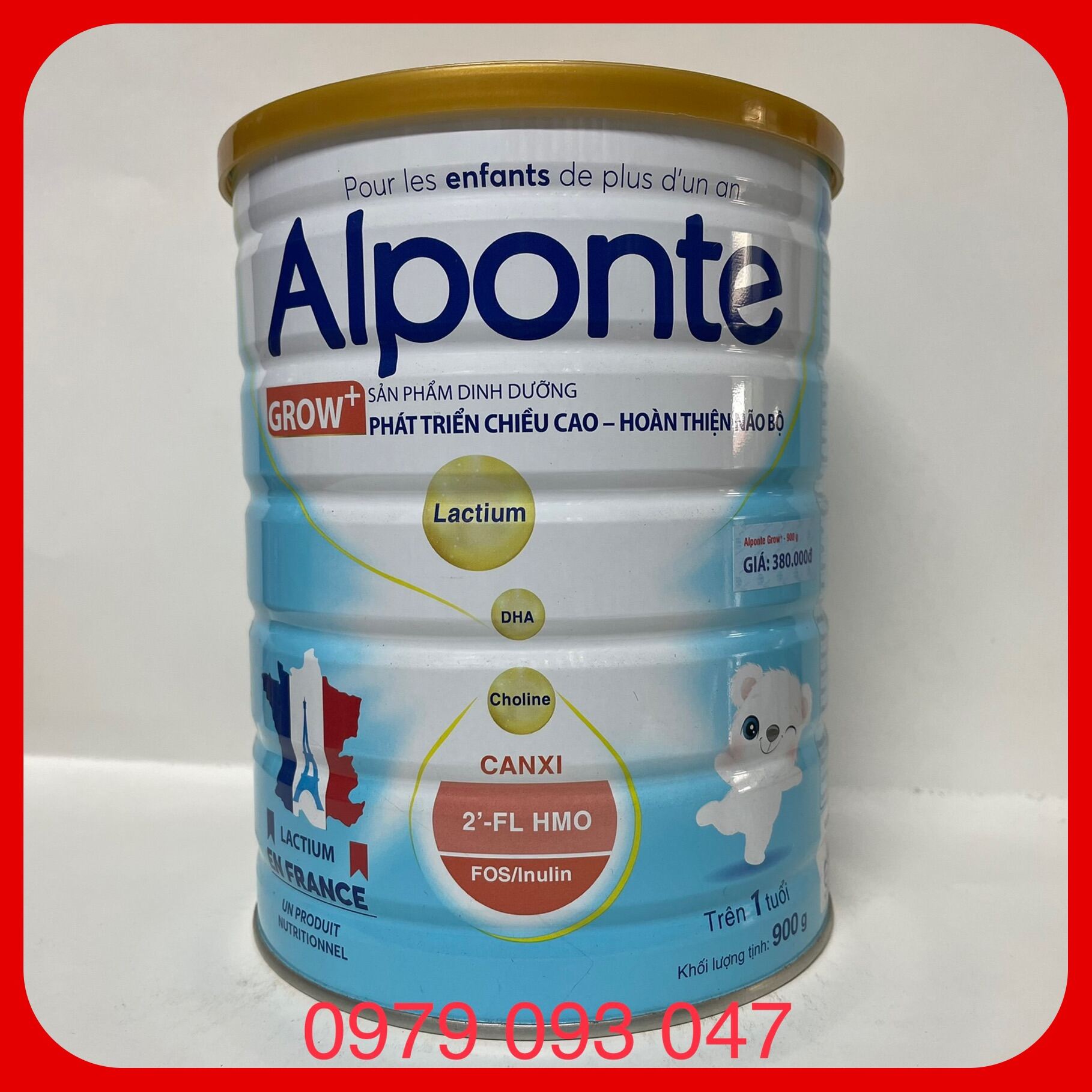 Sữa Bột Alponte Grow+  lon 800g date: 8/2025