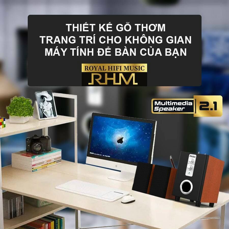 ( Siêu hot) Loa RHM 220BT vỏ gỗ