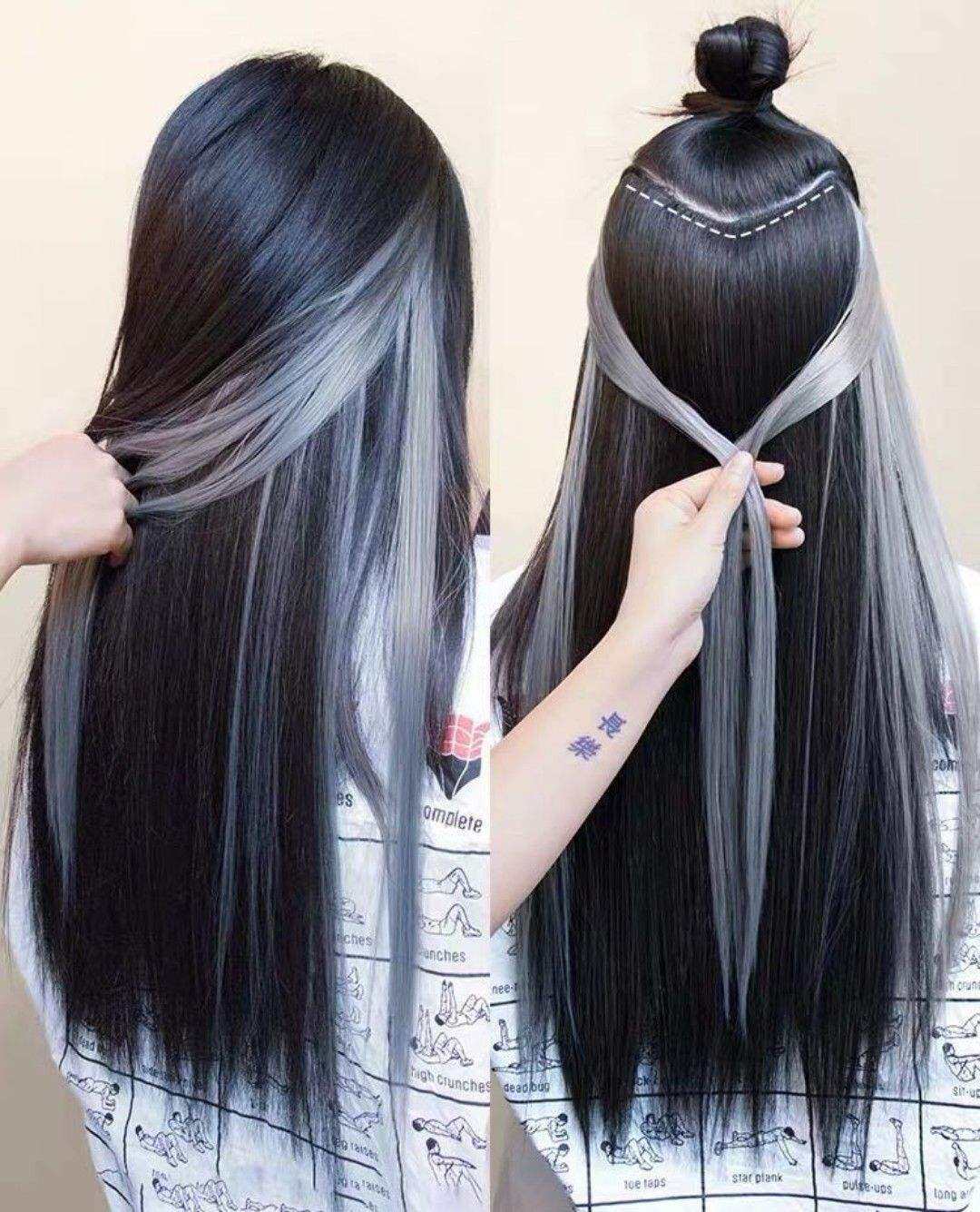 tóc giả kẹp phím line[TRỢ GIÁ]