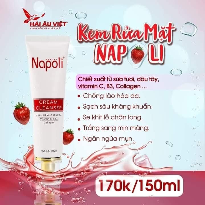 Sữa Rửa Mặt Napoli-Sạch Da Chuyên Sâu (hải âu việt)