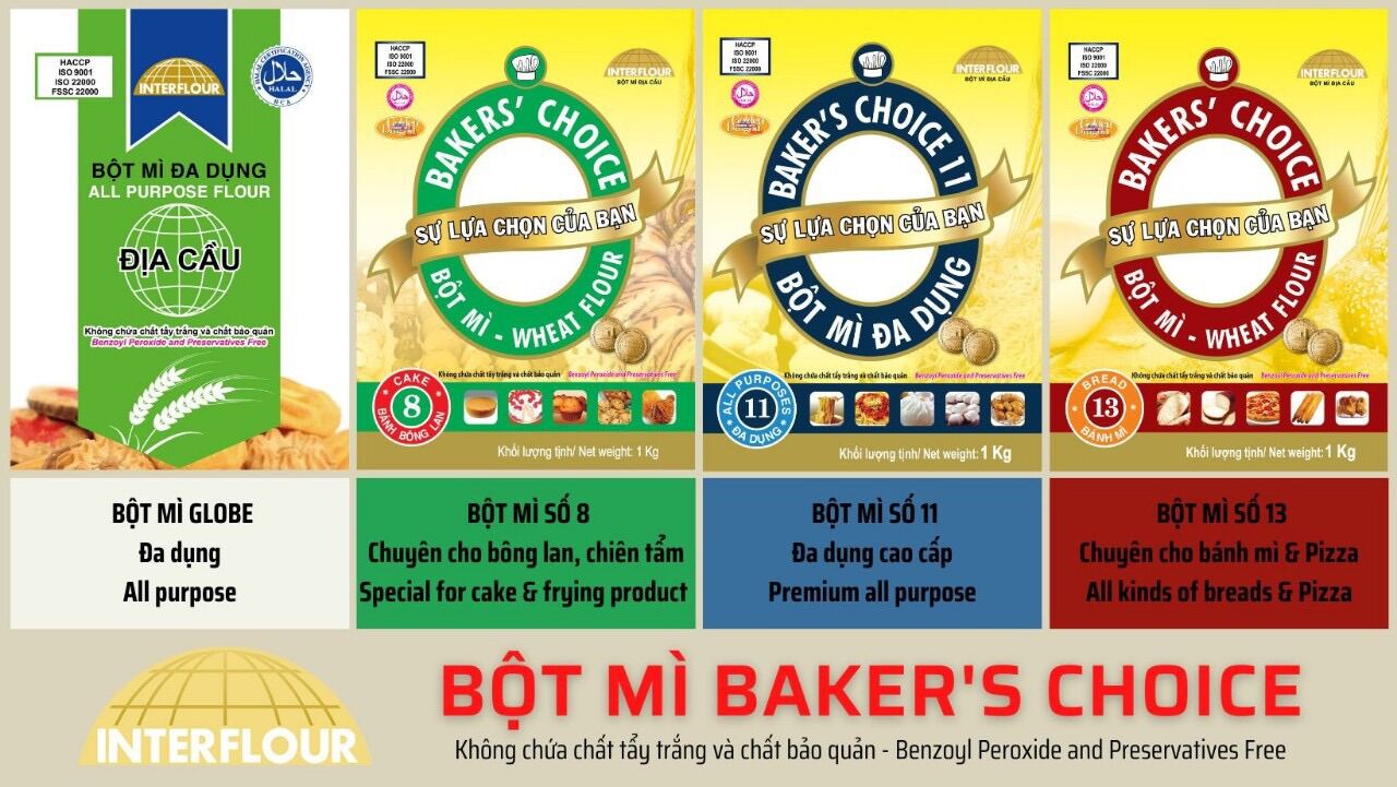 Bột Mì Đa Dụng Số 11 Bakers’Choice