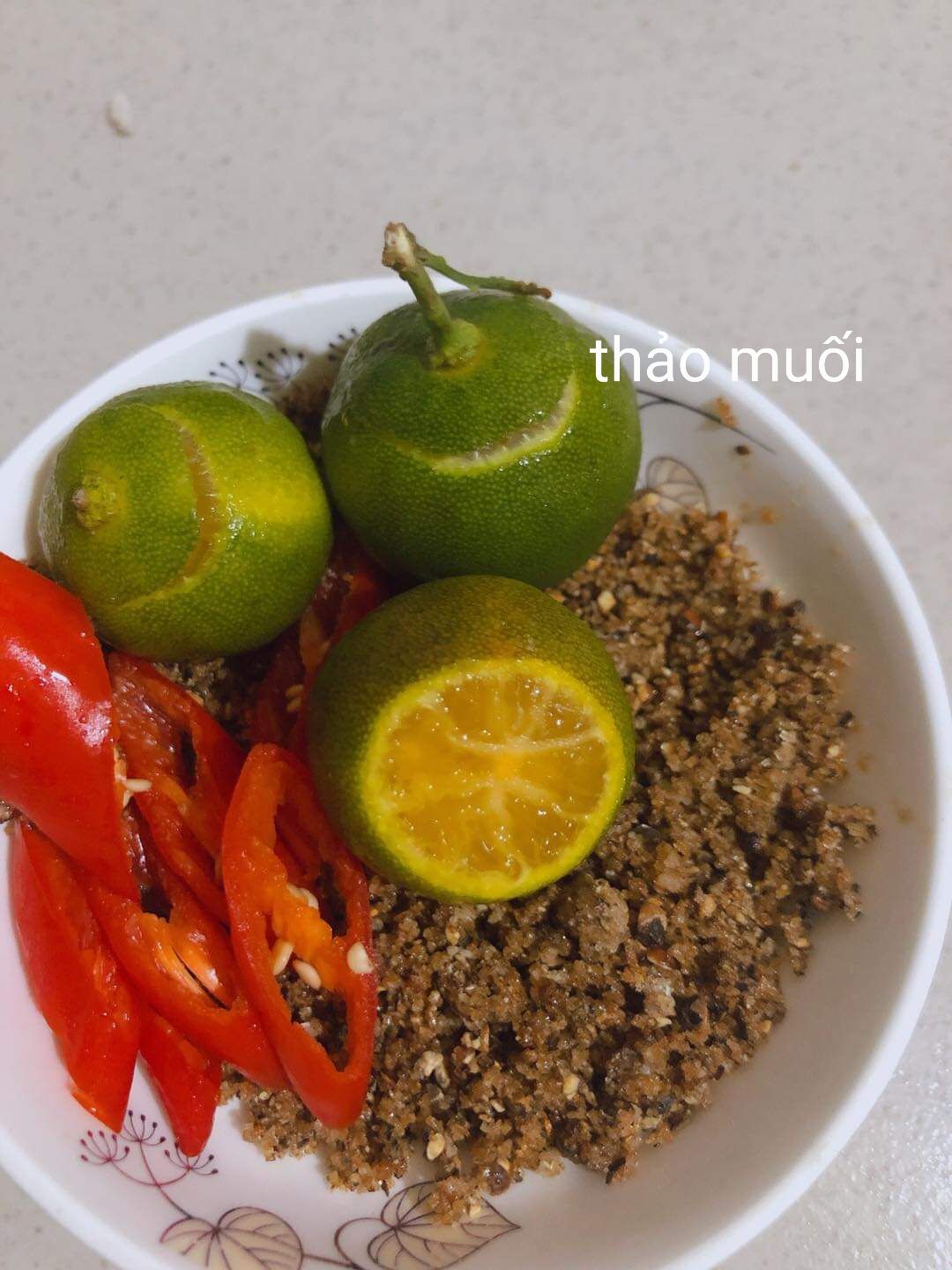 Muối chấm tiêu rang gia truyền