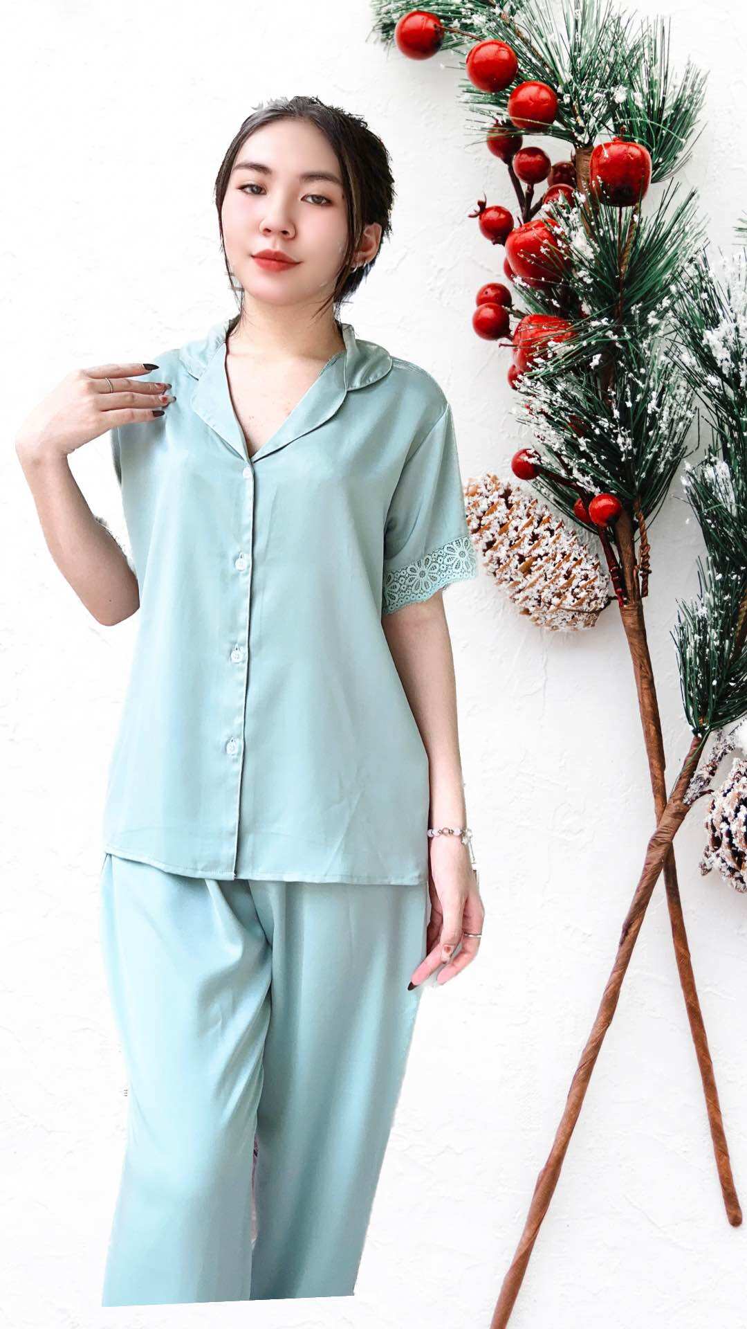 Đồ bộ bigsize 50-110kg đồ bộ mặc nhà cho nữ chất lụa, Mango mềm mịn cao cấp