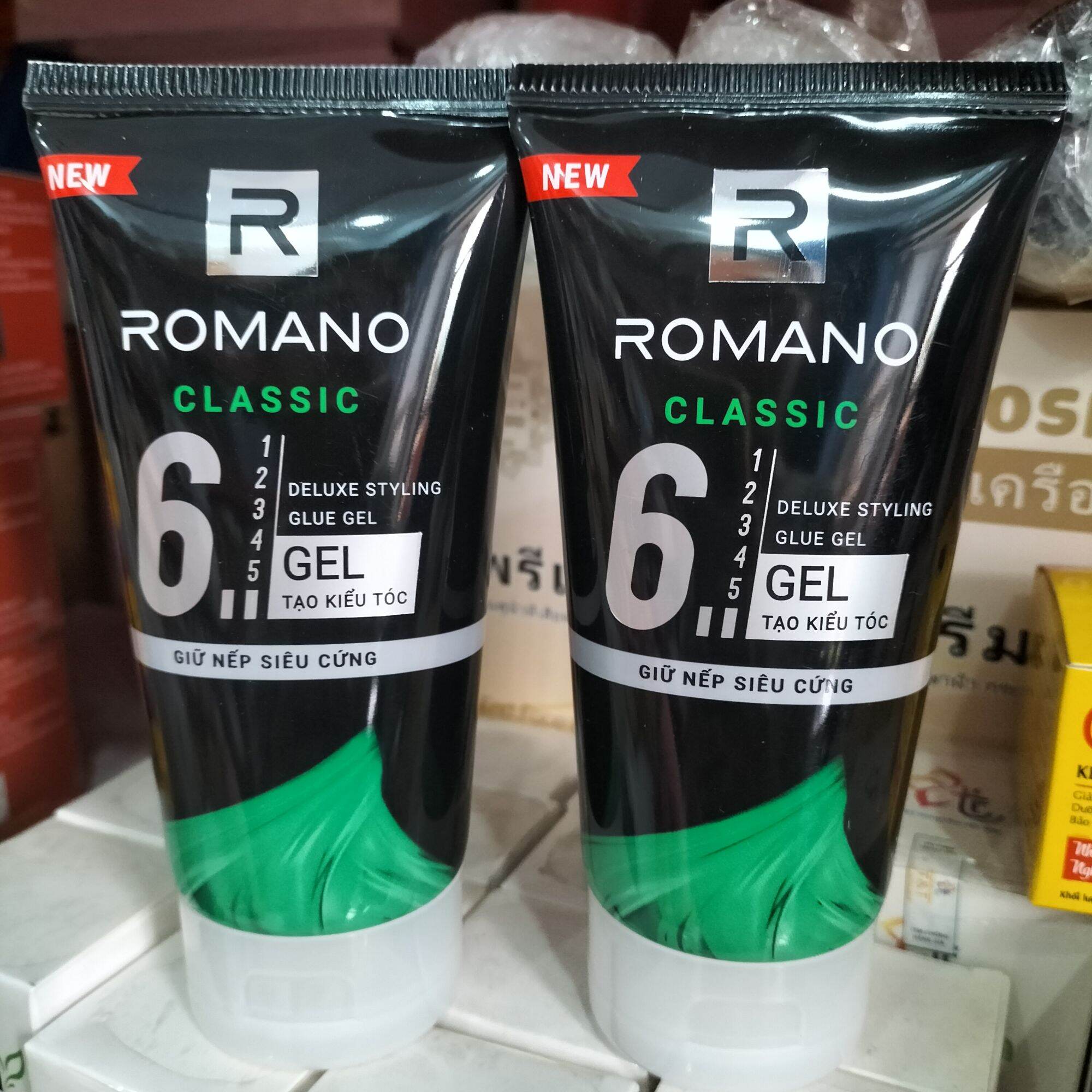 Gel tạo kiểu tóc Romano Classic siêu cứng 150g
