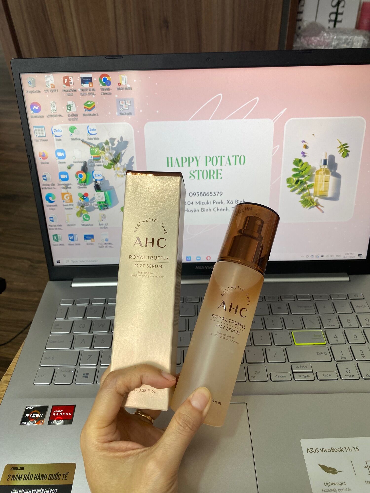 Xịt Khoáng AHC Royal Truffle Mist Serum 100ml
