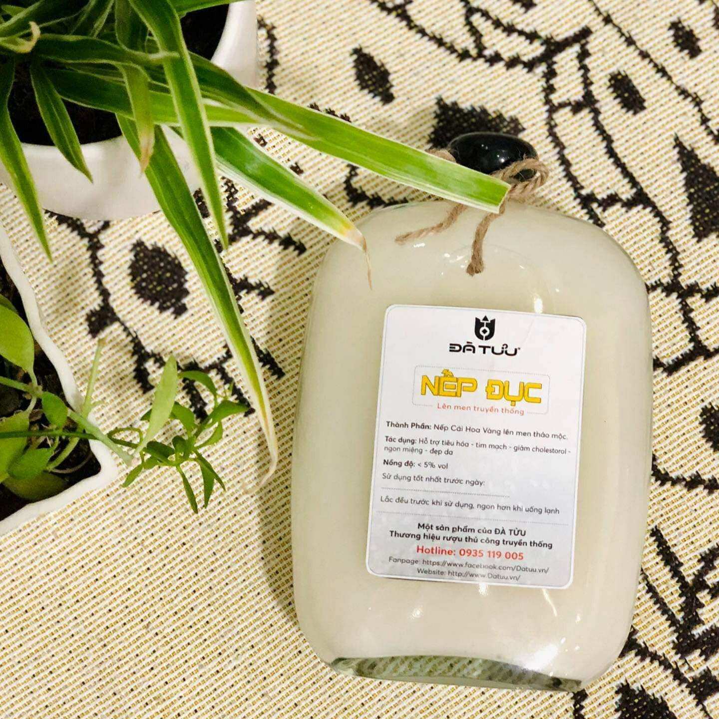 Nếp Đục - Lên men tự nhiên - Đà Tửu 500ml