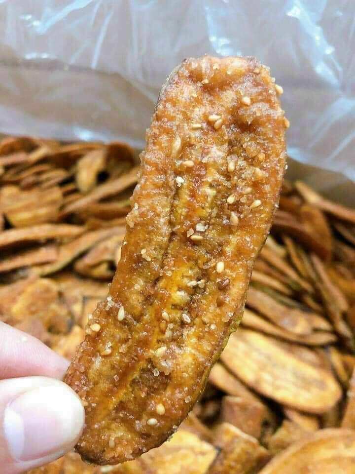 500g chuối sấy mè gừng