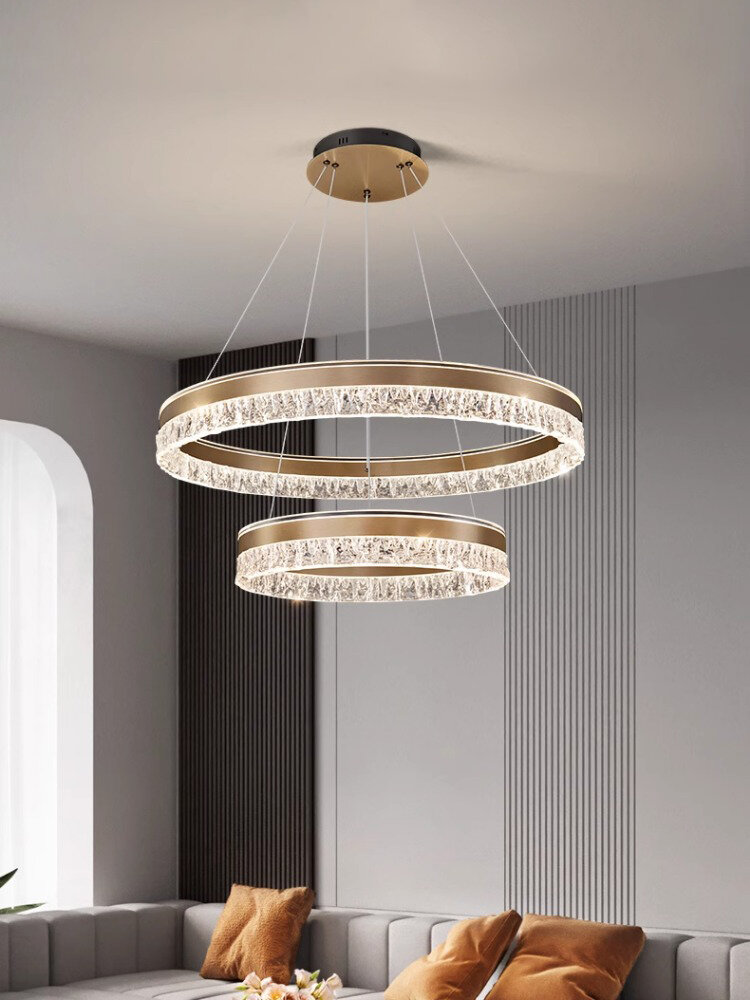Modern Simple Atmosphere Chandelier Circular