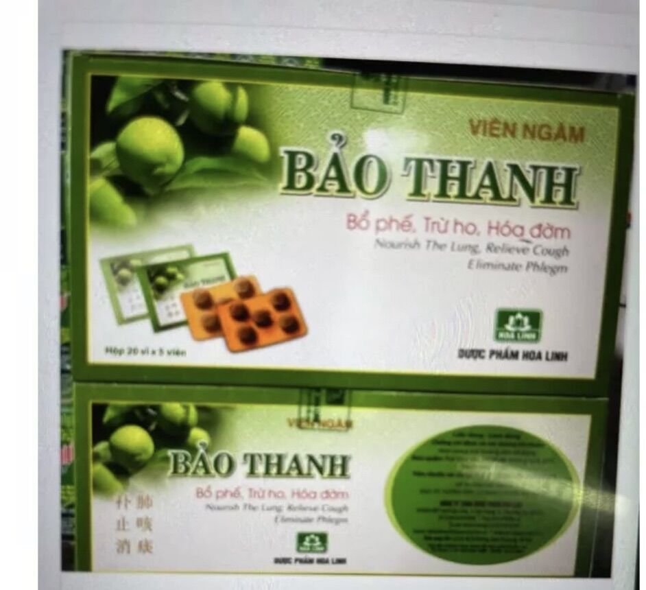 Kẹo ngậm không đường/ có đường bảo thanh