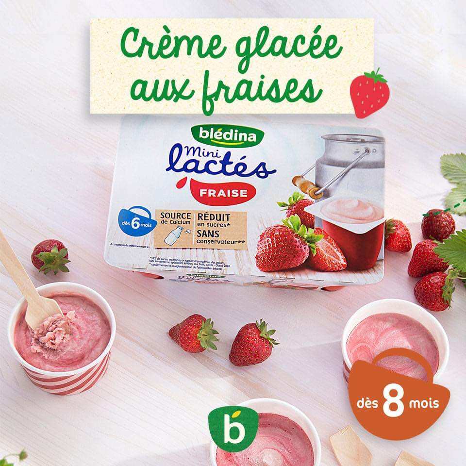 Sữa chua nguội bledina lactés cho bé từ 6m - vị chuối/xoài/lê/dâu/mâm xôi/tự nhiên date mới