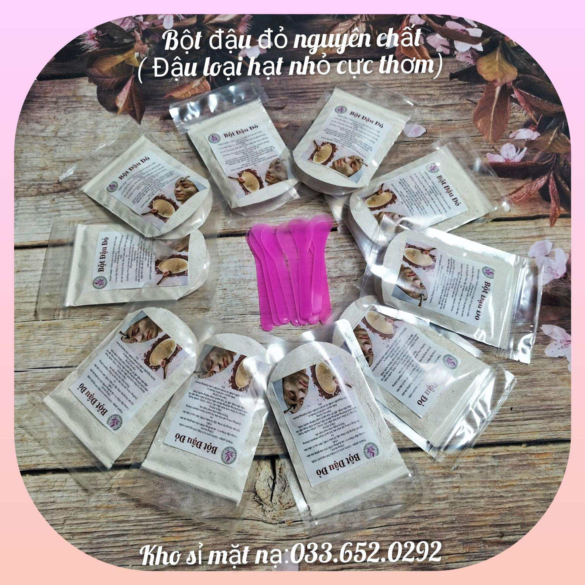 Bột đậu đỏ nguyên chất 100g đắp mặt+ tắm trắng body