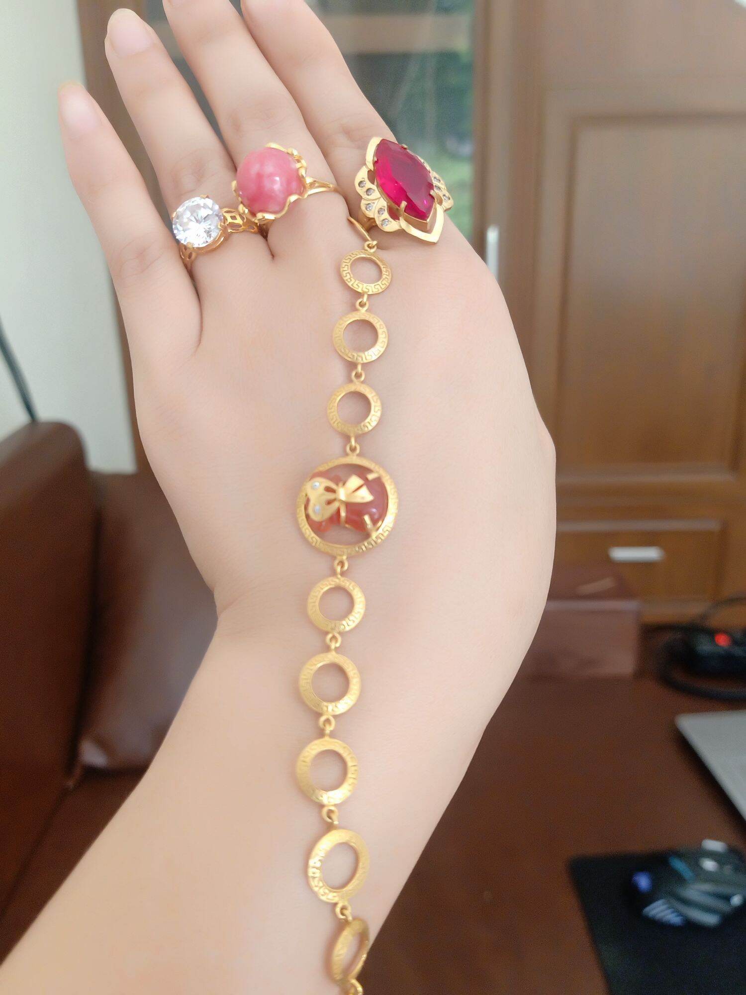 [FREESHIP] LẮC TAY  DÀNH CHO NỮ, VÀNG TÂY NON TUỔI