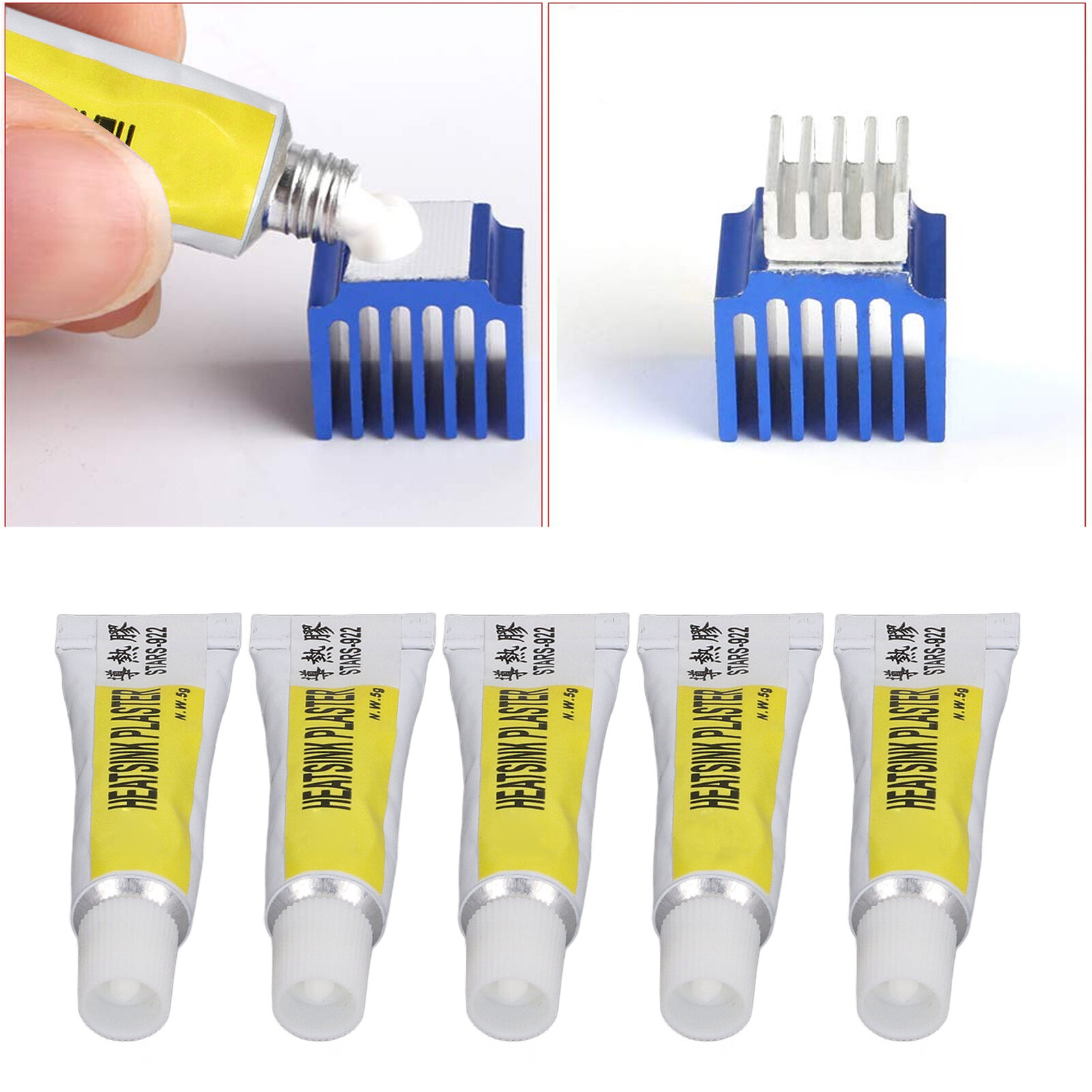 300 ℃ Keo Tản Nhiệt CPU Chịu Nhiệt, Chất Bôi Trơn Silicon Cho Máy In 3D, Vật Liệu Cách Nhiệt Tản Nhiệt Giá 132,000 Đồng*Miễn phí vận chuyển