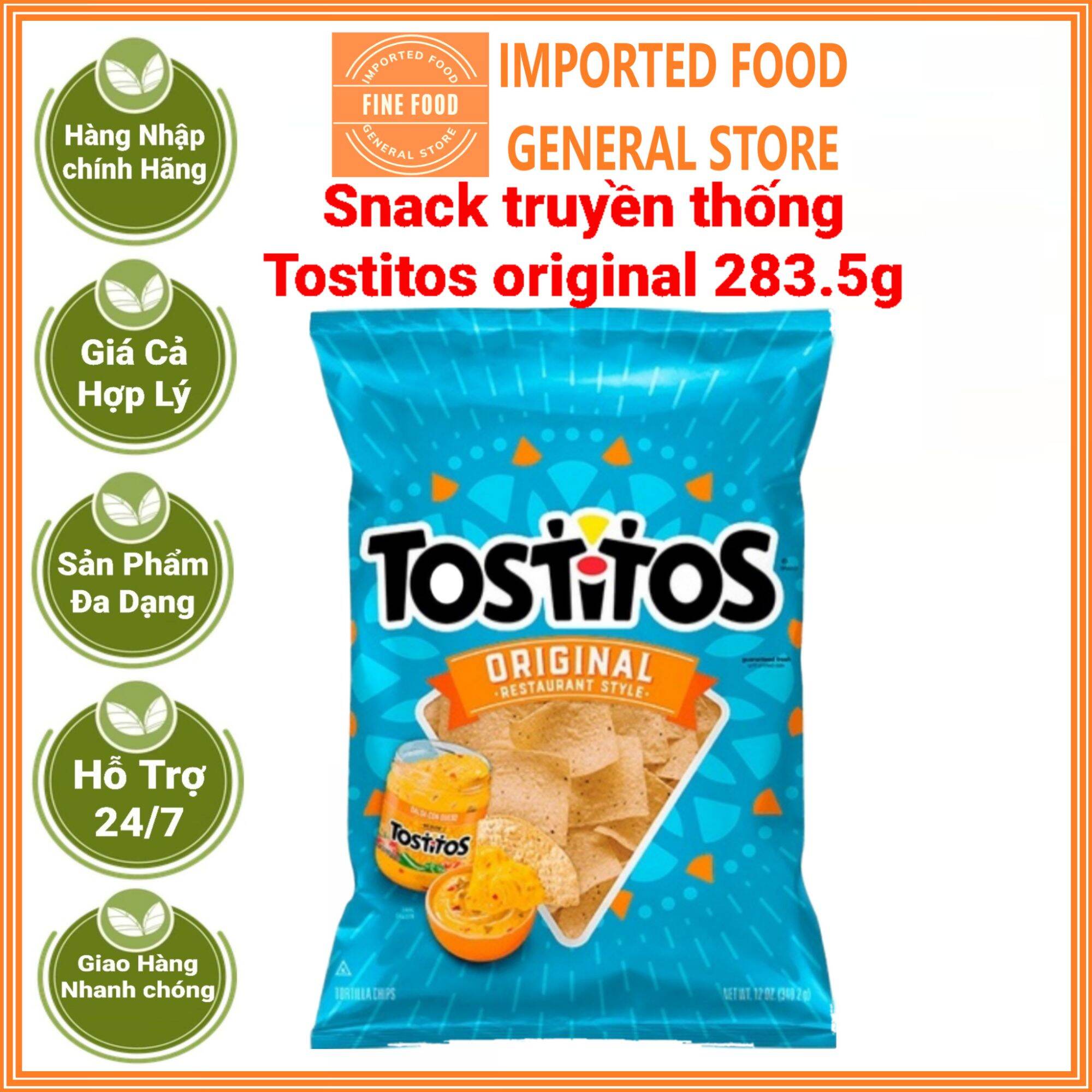 Bánh snack Tostitos Original Restaurant Style 283.5g của Mỹ