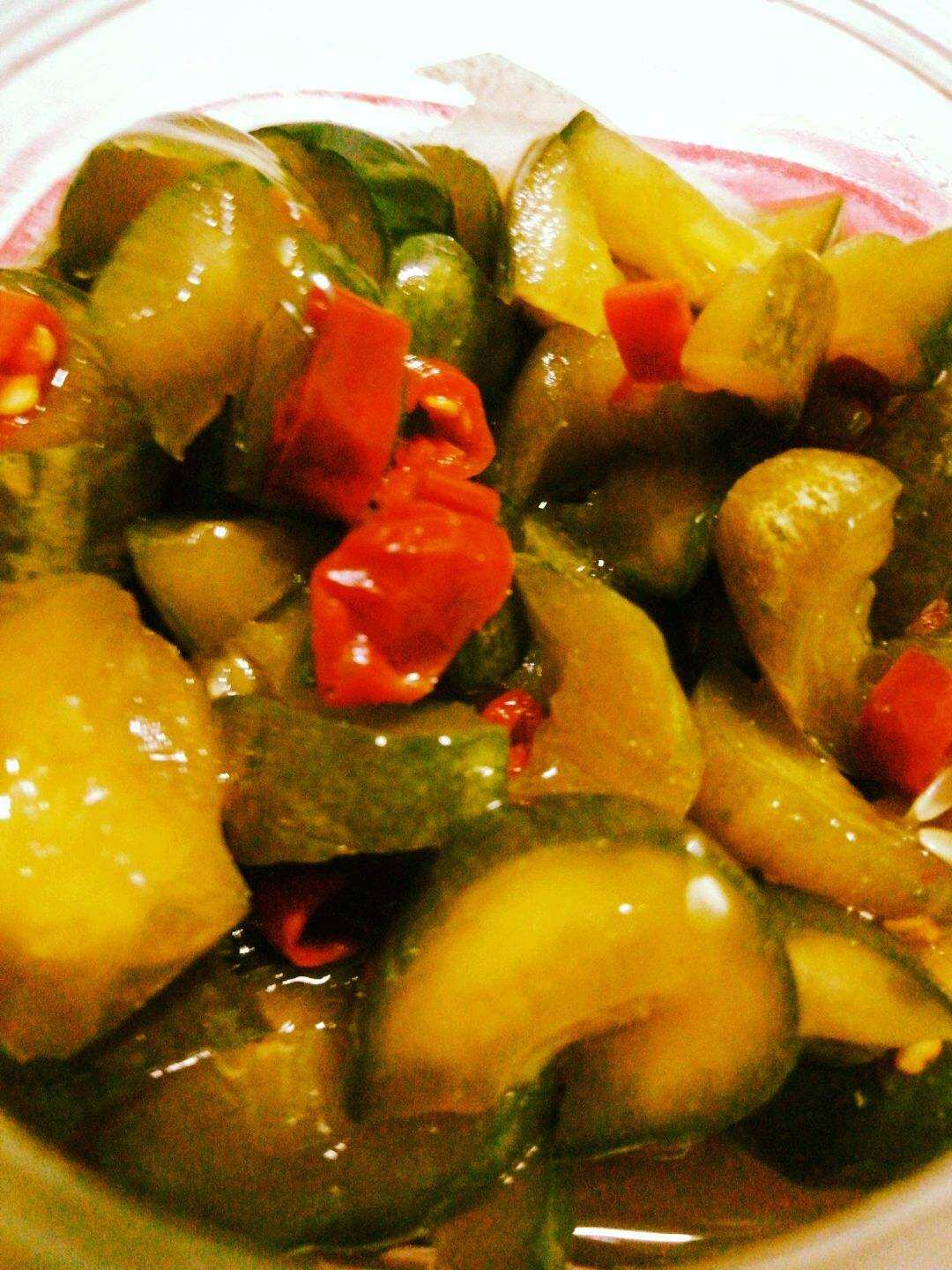 1kg Dưa Leo ngâm nước tương ăn chay điều được 1 hủ to (đặc sản Huế