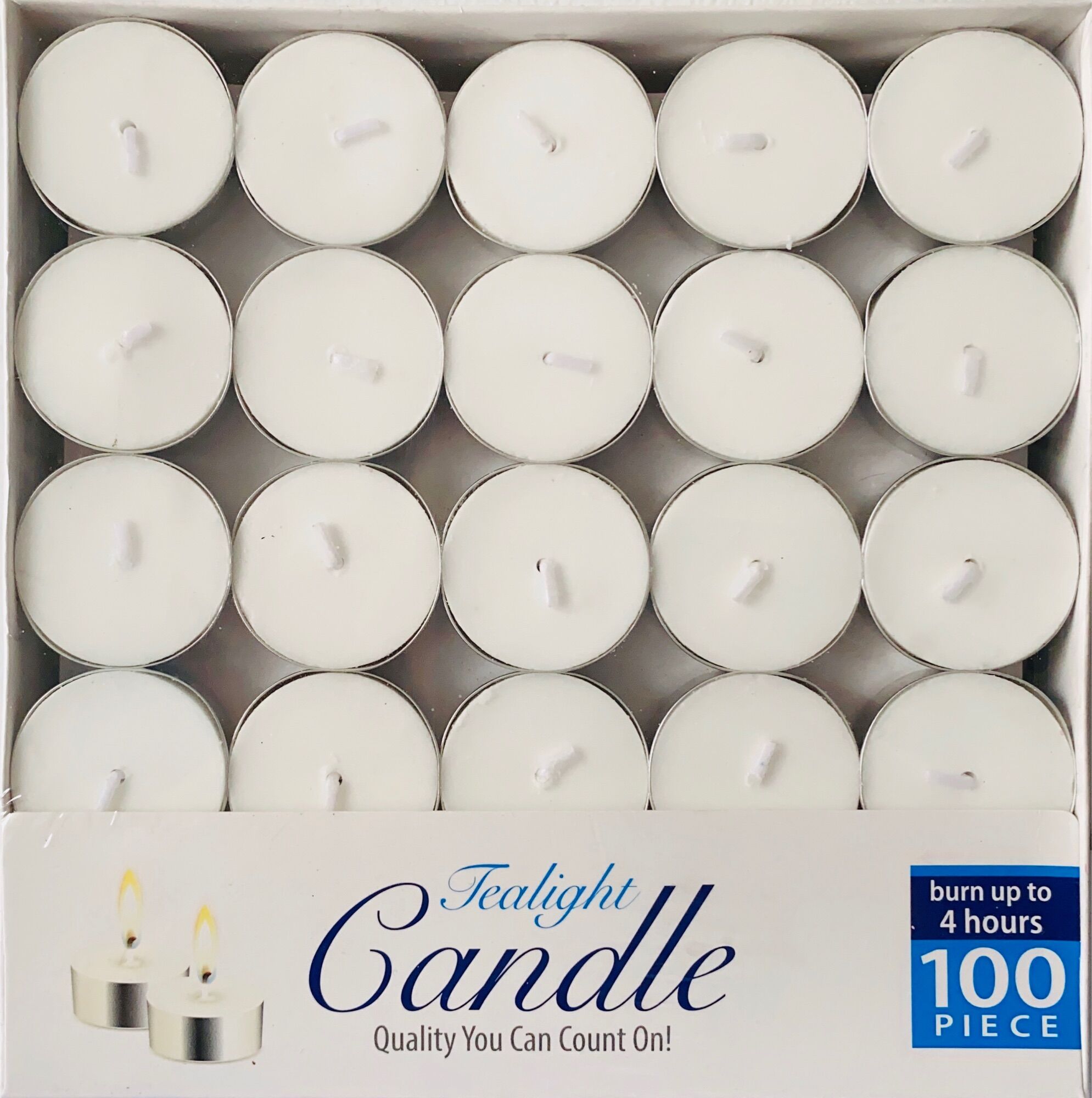 [HCM]Nến tealight 100 viên đốt cháy 4 tiếng