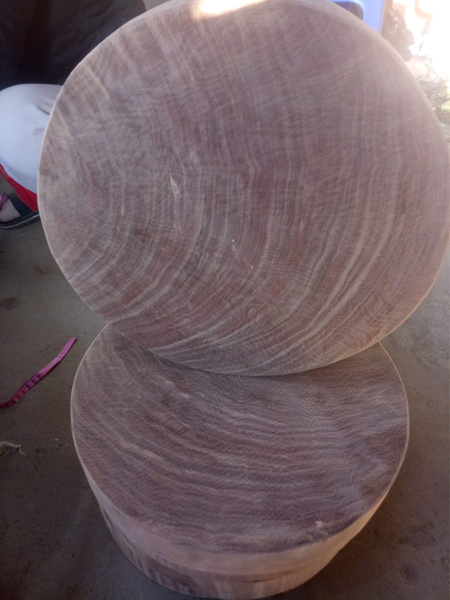 Thớt nghiến đỏ Tây Bắc d40 dầy 5cm