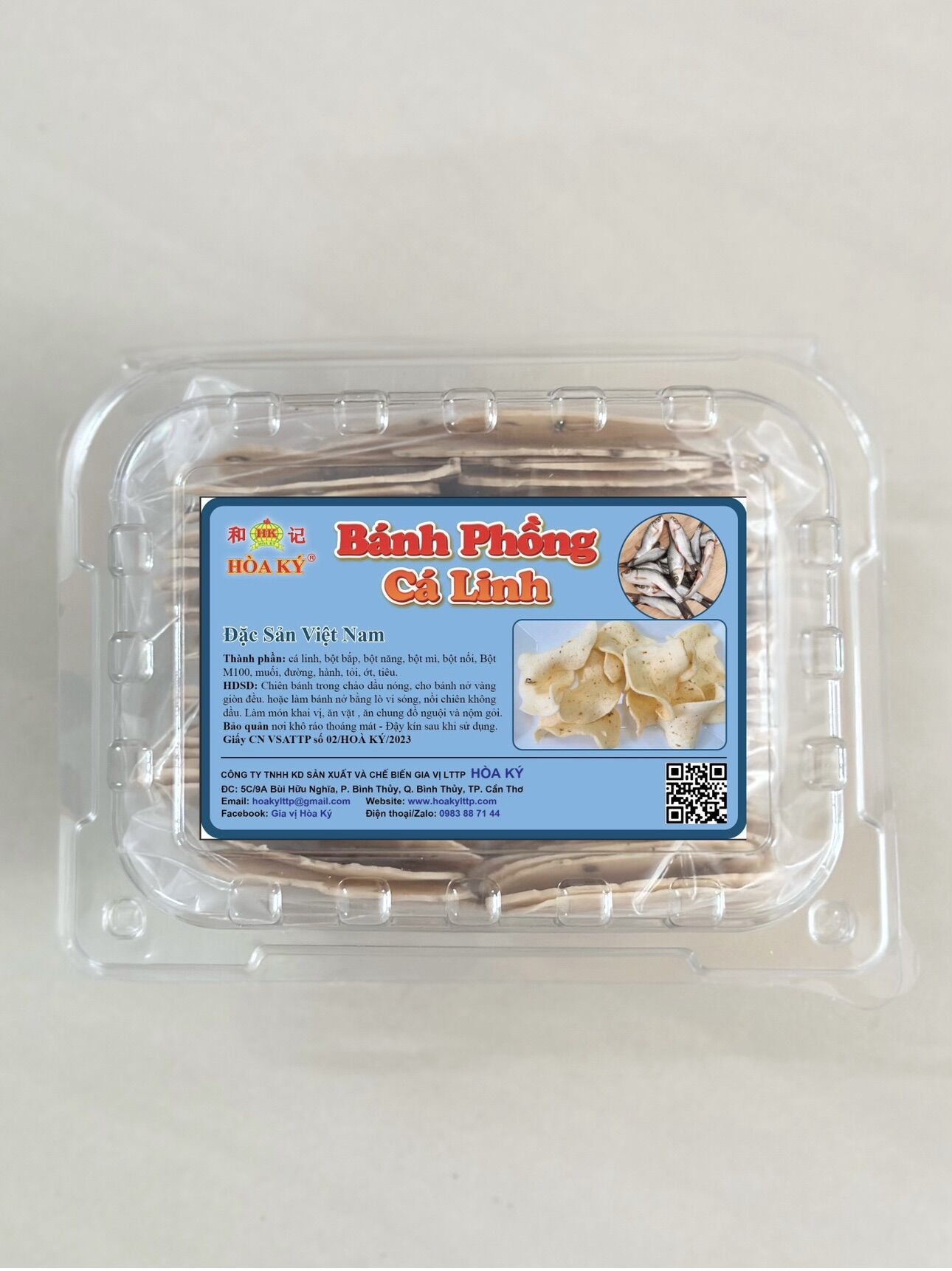 Bánh phồng cá linh 500gr