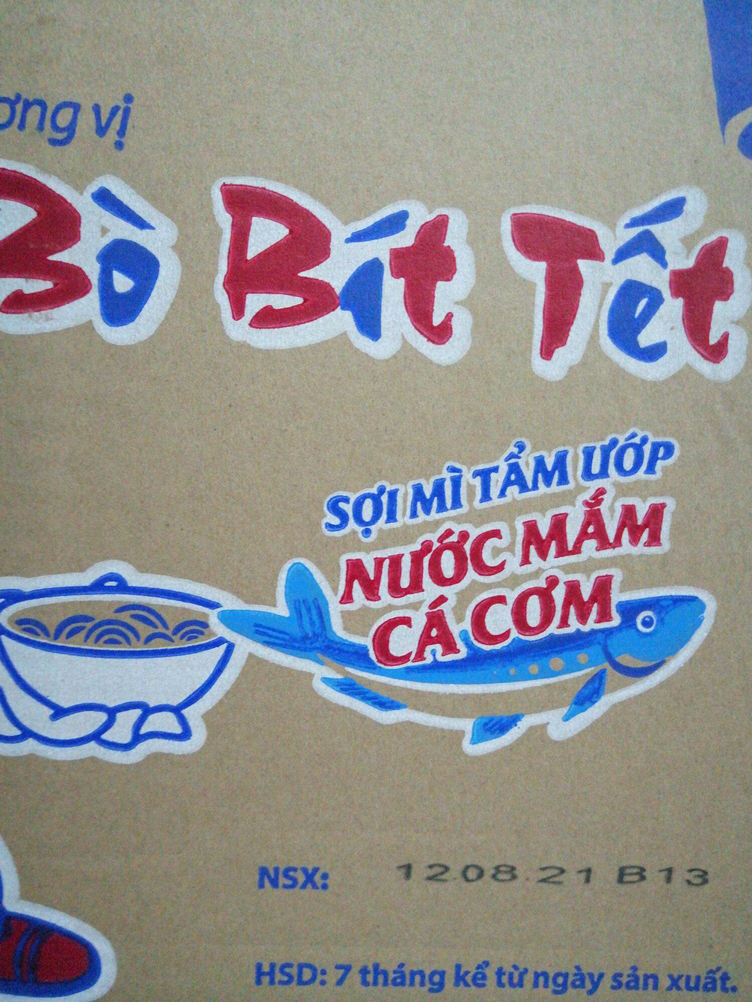 1 Thùng Mì Gấu đỏ  bò bít tết  30 gói 63g (giao ngẫu nhiên cả các vị)